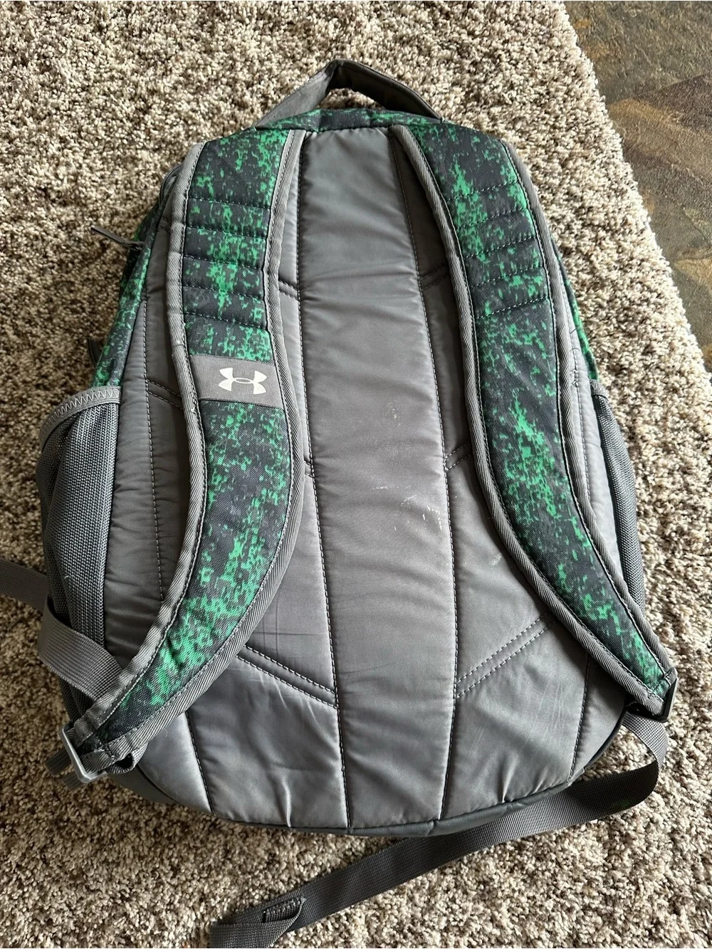 Under Armour Green & Gray Backpack